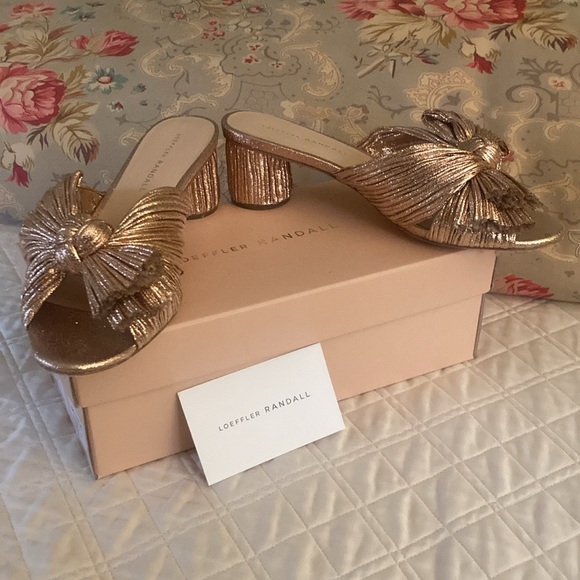 Loeffler Randall, Emilia pleated knot mule-Dune color - Picture 9 of 9